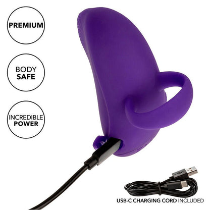 CALEXOTICS - ENVY HANDHELD ROLLING BALL MASSAGER 7 VIBRATIONS PURPLE - Kink&Play