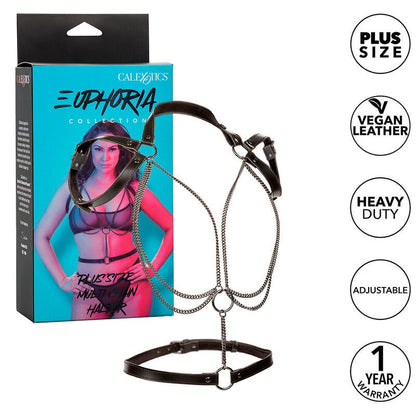 CALEXOTICS - EUPHORIA MULTICHAIN HALTER HARNESS PREMIUM PLUS SIZE - Kink&Play