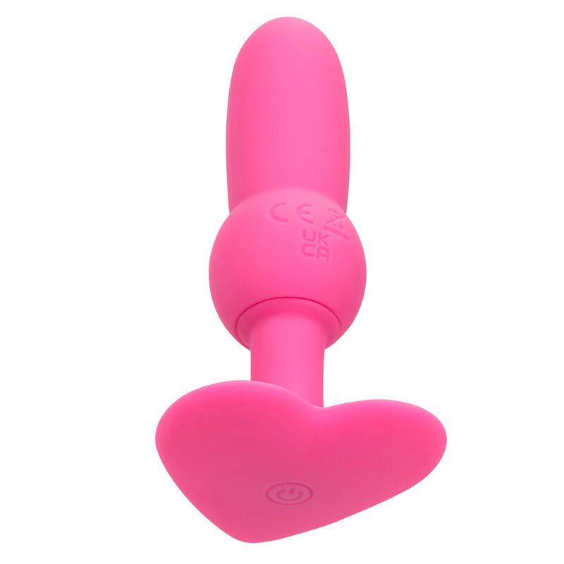 CALEXOTICS - FIRST TIME ANAL PLUG BEADED PROBE 10 VIBRATIONS PINK - Kink&Play