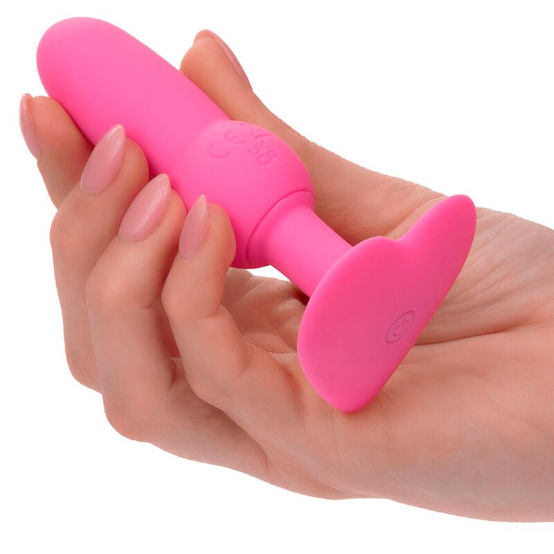 CALEXOTICS - FIRST TIME ANAL PLUG BEADED PROBE 10 VIBRATIONS PINK - Kink&Play