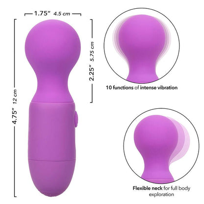 CALEXOTICS - FIRST TIME RECHARGEABLE MASSAGER 10 VIBRATIONS PURPLE - Kink&Play