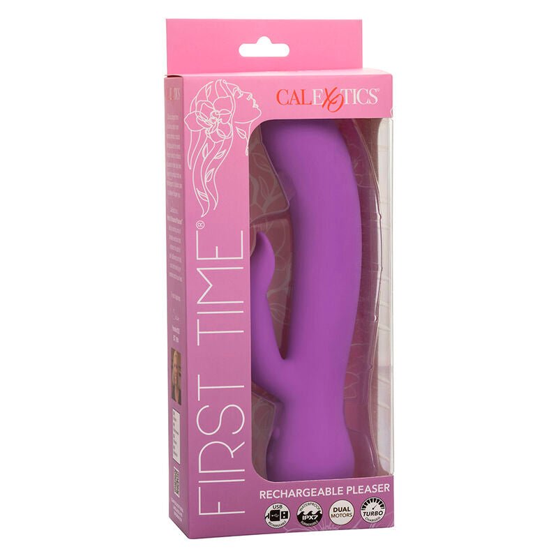 CALEXOTICS - FIRST TIME VIBRATOR PLEASER RECHARGEABLE PURPLE - Kink&Play
