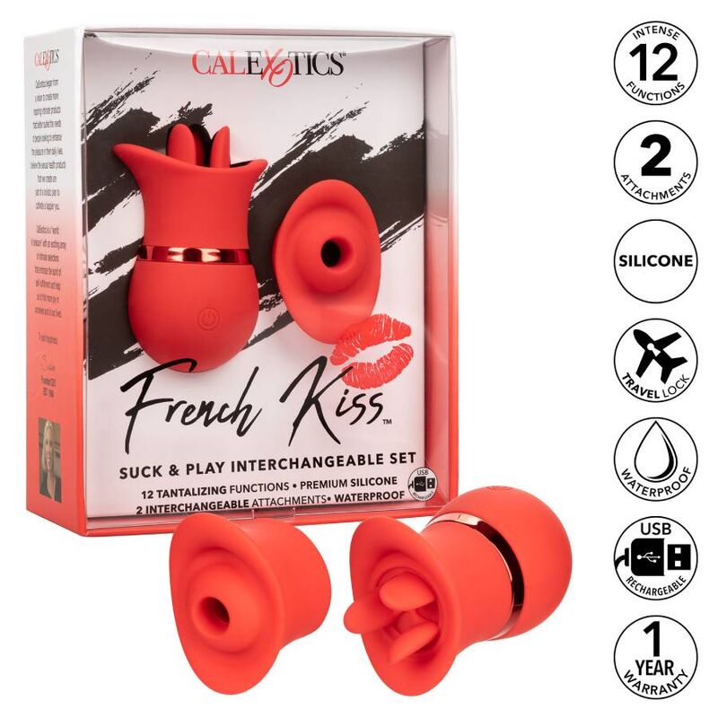 CALEXOTICS - FRENCH KISS SUCK & PLAY SET - Kink&Play