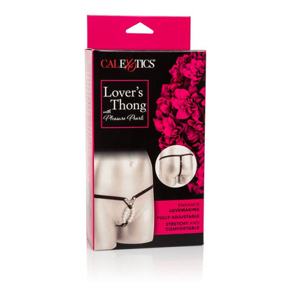 CALEXOTICS - LOVERS THONG W. PLEASURE PEARLS - Kink&Play