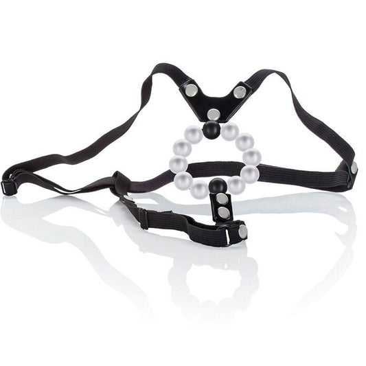 CALEXOTICS - LOVERS THONG W. PLEASURE PEARLS - Kink&Play