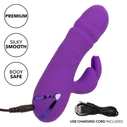 CALEXOTICS - MANHATTAN BEACH MARVEL VIBRATOR RABBIT PURPLE BY CALIFORNIA DREAMING - Kink&Play