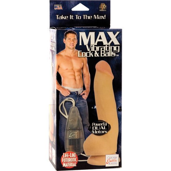 CALEXOTICS - MAX VIBRATING COCK AND BALLS - Kink&Play