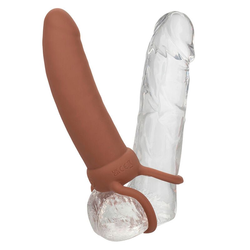 CALEXOTICS - MAXX THICK DUAL PENETRATOR 10 VIBRATIONS BROWN - Kink&Play