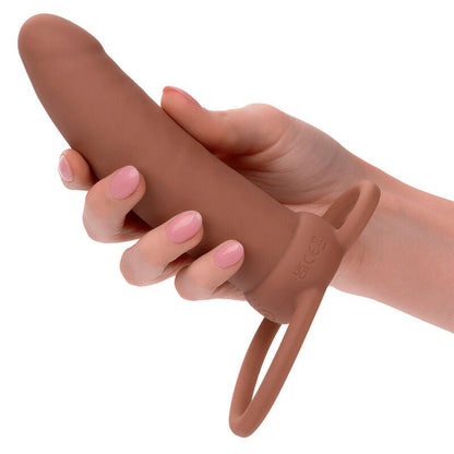 CALEXOTICS - MAXX THICK DUAL PENETRATOR 10 VIBRATIONS BROWN - Kink&Play