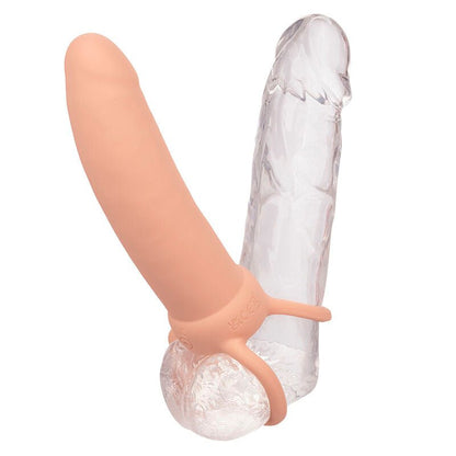 CALEXOTICS - MAXX THICK DUAL PENETRATOR 10 VIBRATIONS FLESH - Kink&Play