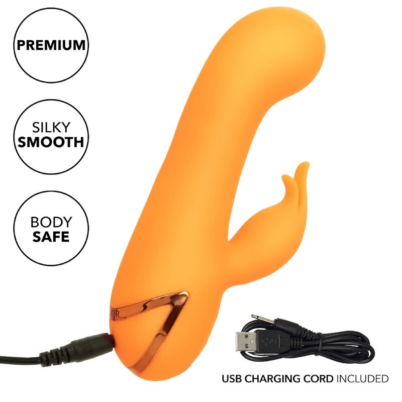 CALEXOTICS - MONTECITO MUSE VIBRATOR RABBIT ORANGE BY CALIFORNIA DREAMING - Kink&Play