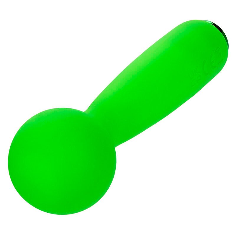 CALEXOTICS - NEON VIBES THE BUBBLY VIBE MINI MASSAGER 10 VIBRATIONS GREEN - Kink&Play