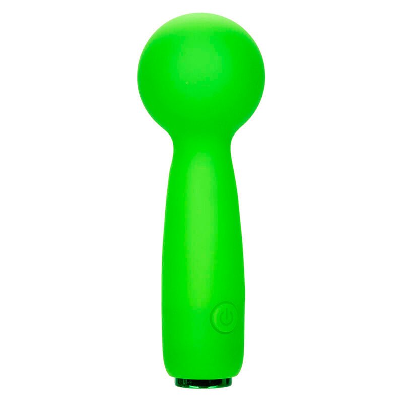 CALEXOTICS - NEON VIBES THE BUBBLY VIBE MINI MASSAGER 10 VIBRATIONS GREEN - Kink&Play