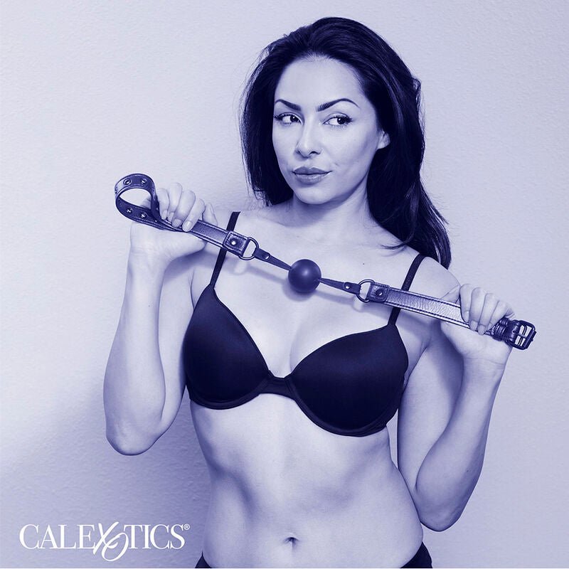CALEXOTICS - NOCTURNAL BALL GAG SILICONE BLACK - Kink&Play