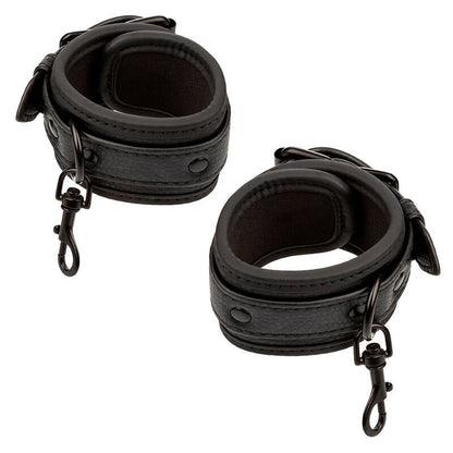 CALEXOTICS - NOCTURNAL BED RESTRAINTS LEATHER ADJUSTABLE BLACK - Kink&Play