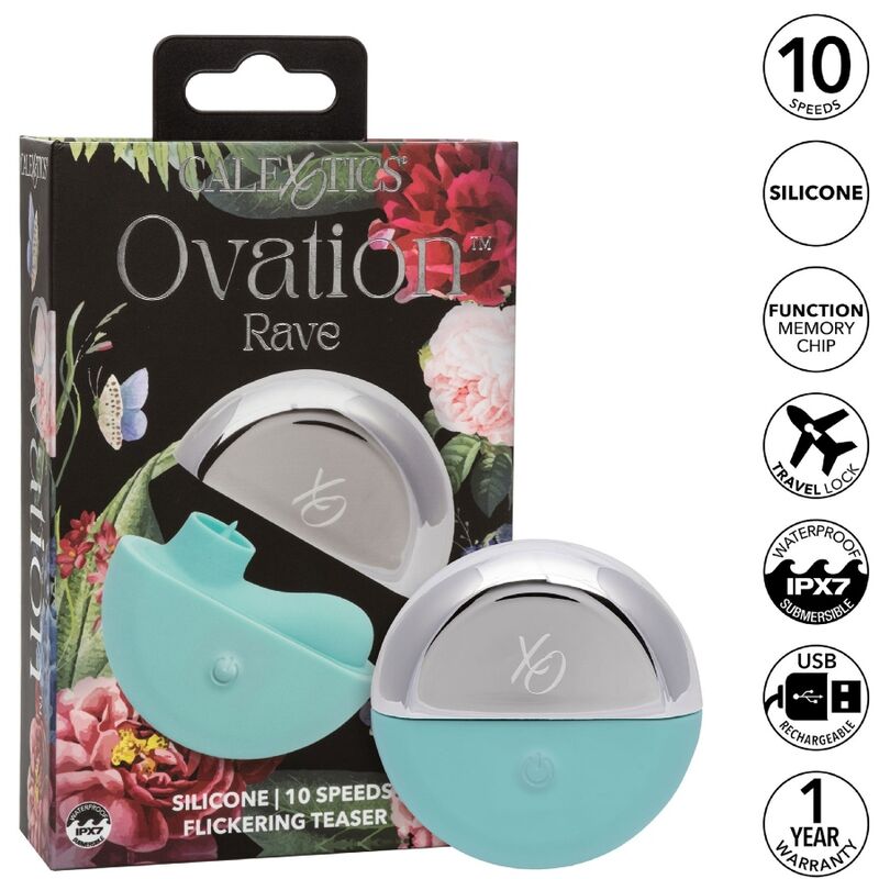 CALEXOTICS - OVATION RAVE STIMULATOR AQUA GREEN - Kink&Play