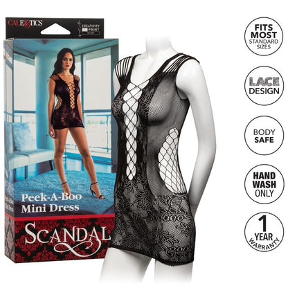 CALEXOTICS - PEEK - A - BOO MINI DRESS ONE SIZE - Kink&Play