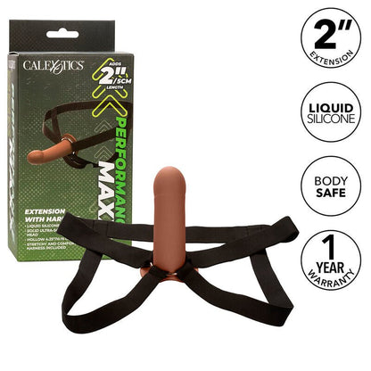 CALEXOTICS - PERFORMANCE MAXX EXTENSION WITH HARNESS BROWN SKIN - Kink&Play
