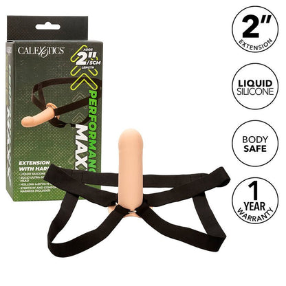 CALEXOTICS - PERFORMANCE MAXX EXTENSION WITH HARNESS LIGHT SKIN - Kink&Play