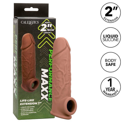 CALEXOTICS - PERFORMANCE MAXX LIFE - LIKE EXTENSION 7 BROWN SKIN - Kink&Play