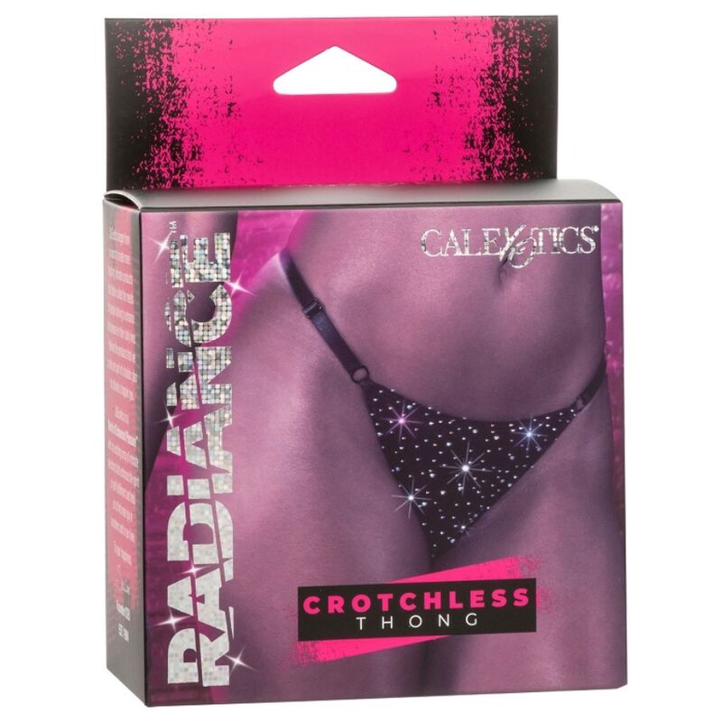 CALEXOTICS - RADIANCE CROTCHLESS THONG RHINE - Kink&Play
