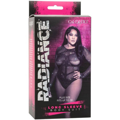 CALEXOTICS - RADIANCE LONG SLEEVE BODYSUIT RHINE PLUS SIZE - Kink&Play