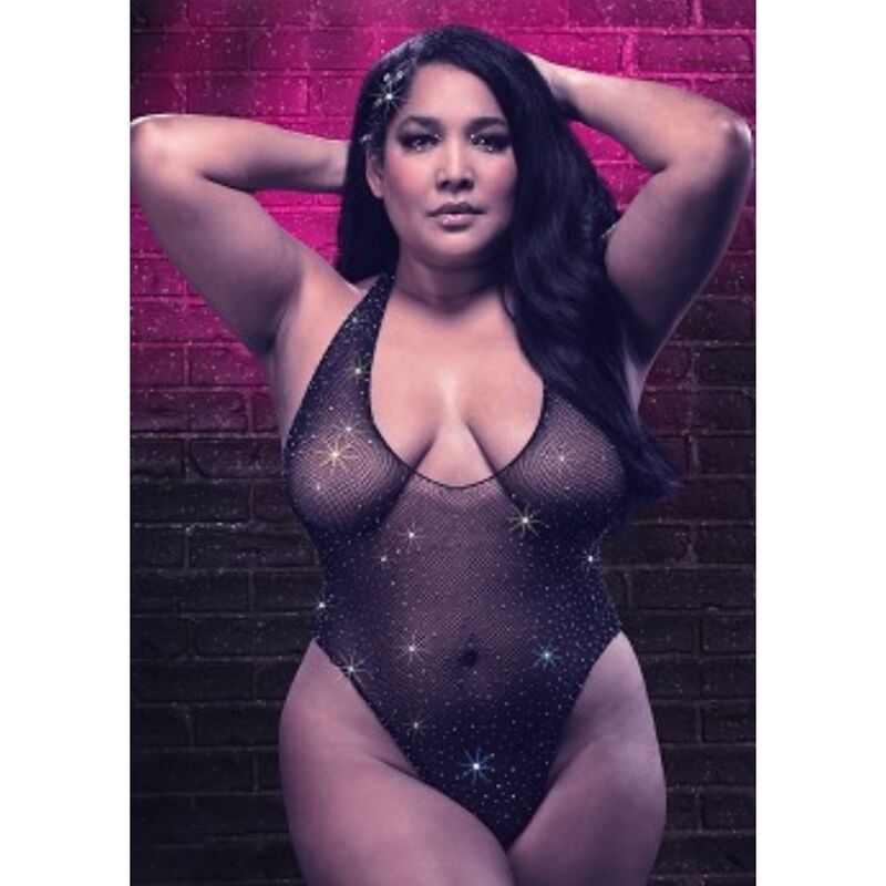 CALEXOTICS - RADIANCE SHOULDER SHRUG RHINE PLUS SIZE - Kink&Play