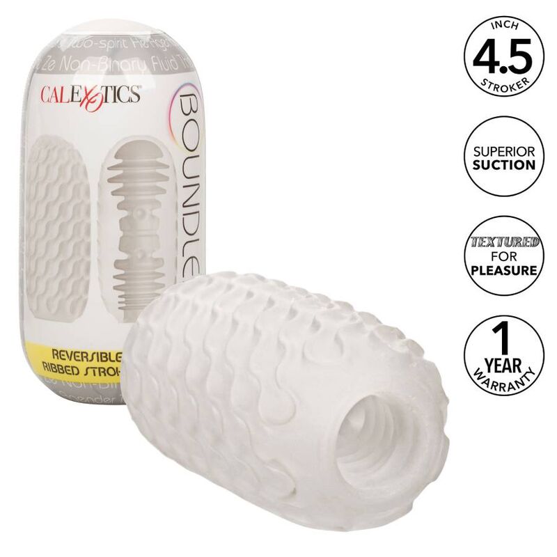 CALEXOTICS - REVERSIBLE RIBBED STROKER - Kink&Play