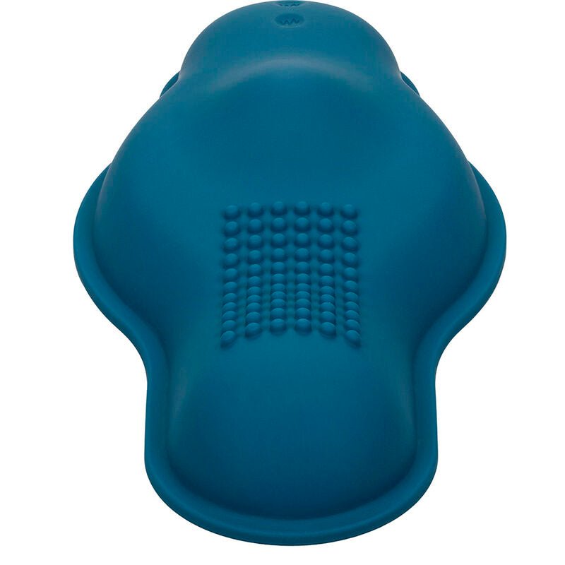 CALEXOTICS - RIDER MASSAGER DOUBLE MOTOR REMOTE CONTROL BLUE - Kink&Play