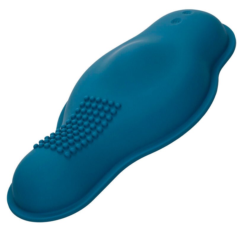 CALEXOTICS - RIDER MASSAGER DOUBLE MOTOR REMOTE CONTROL BLUE - Kink&Play