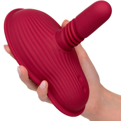 CALEXOTICS - RIDER MASSAGER DOUBLE MOTOR REMOTE CONTROL RED - Kink&Play