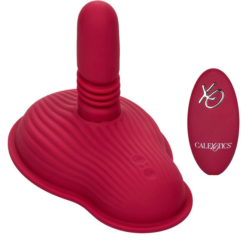 CALEXOTICS - RIDER MASSAGER DOUBLE MOTOR REMOTE CONTROL RED - Kink&Play
