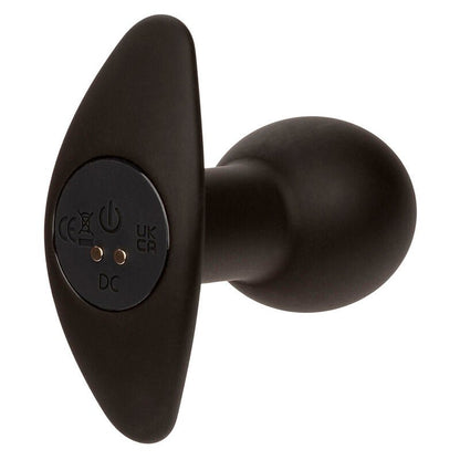 CALEXOTICS - ROCK BOTTOM ANAL PLUG 10 VIBRATIONS SILICONE BLACK - Kink&Play