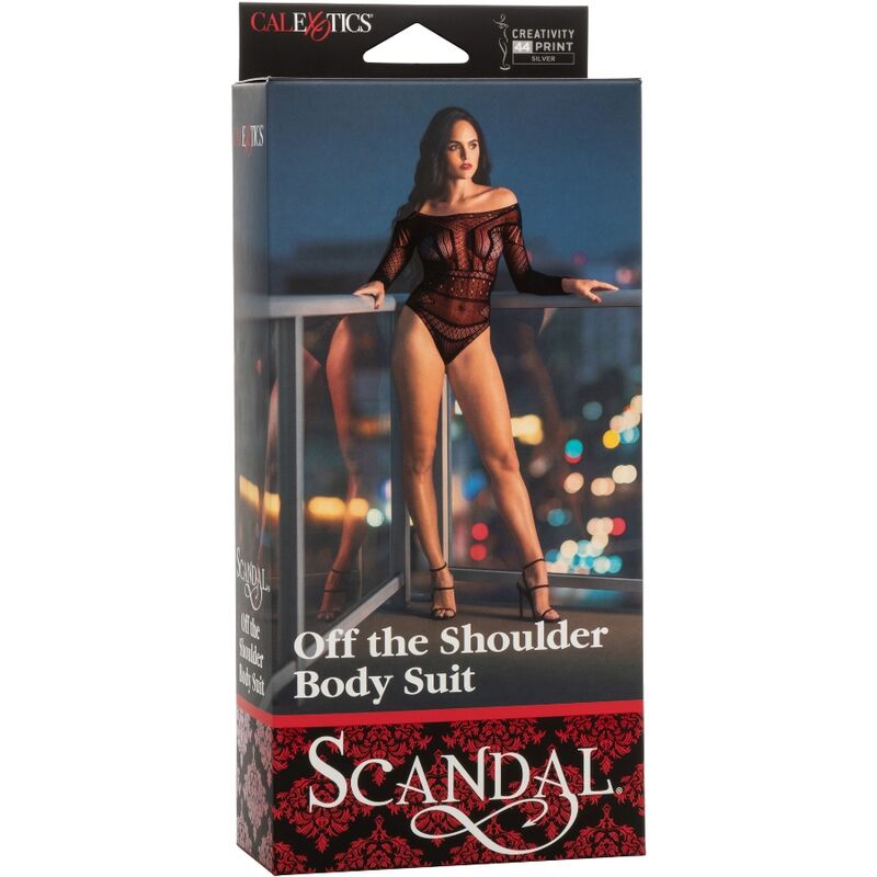 CALEXOTICS - SCANDAL SHOULDER BODY SUIT ONE SIZE - Kink&Play