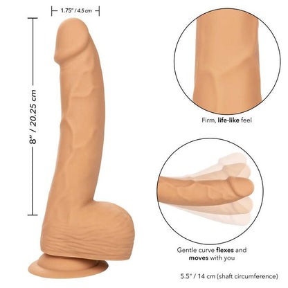 CALEXOTICS - SILICONE STUDS 20.32 CM SKIN - Kink&Play