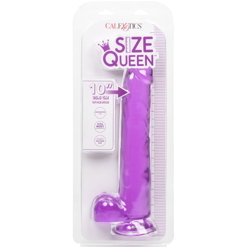 CALEXOTICS - SIZE QUEEN DILDO PURPLE 25.5 CM - Kink&Play
