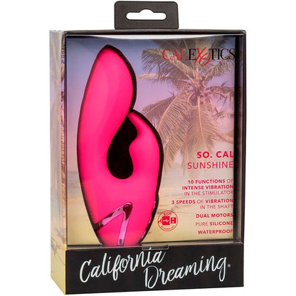 CALEXOTICS - SO. CAL SUNSHINE VIBRATOR RABBIT FUCHSIA BY CALIFORNIA DREAMING - Kink&Play