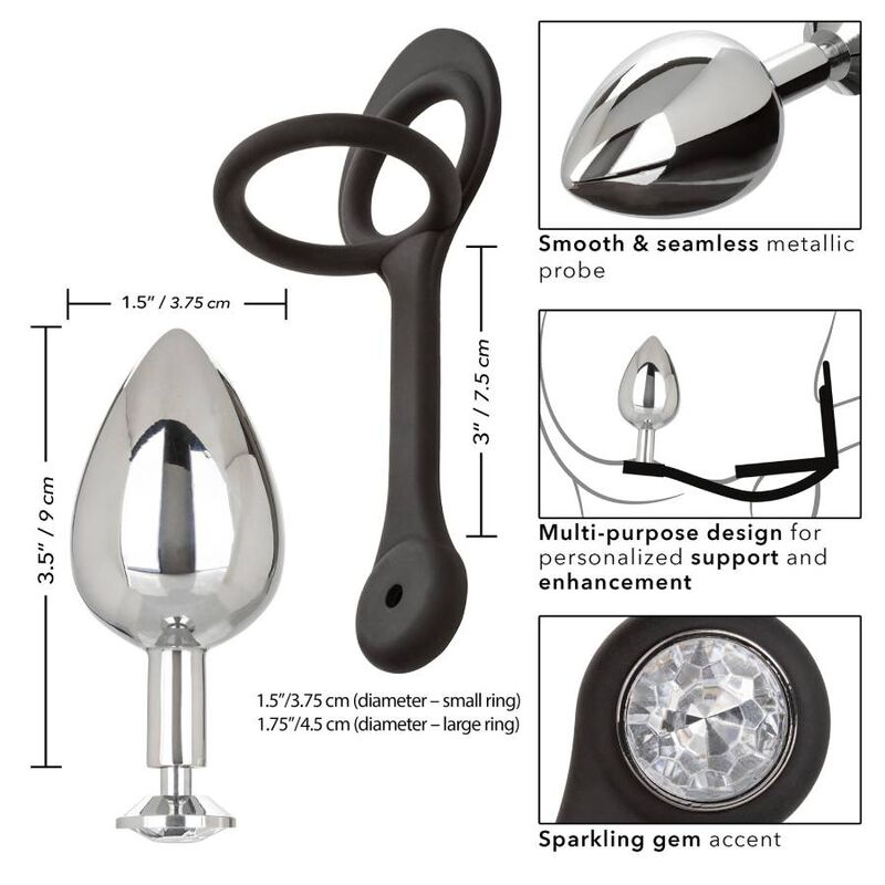 CALEXOTICS - STAR FUCKER XL TEARDROP PLUG - Kink&Play
