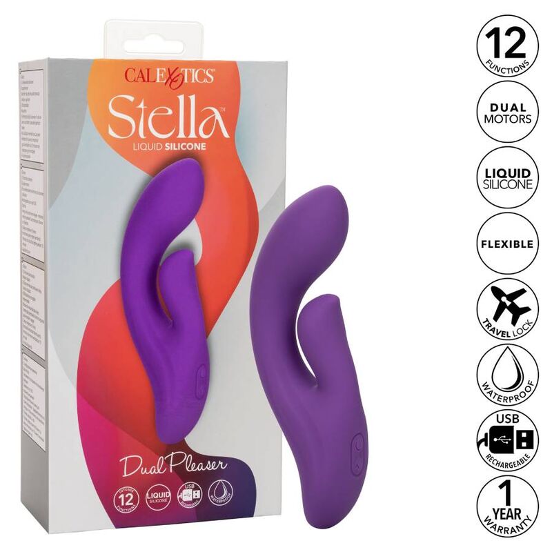 CALEXOTICS - STELLA DUAL PLEASER VIOLET - Kink&Play
