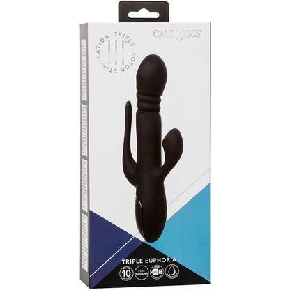CALEXOTICS - VIBRATOR TRIPLE EUPHORIA BLACK - Kink&Play