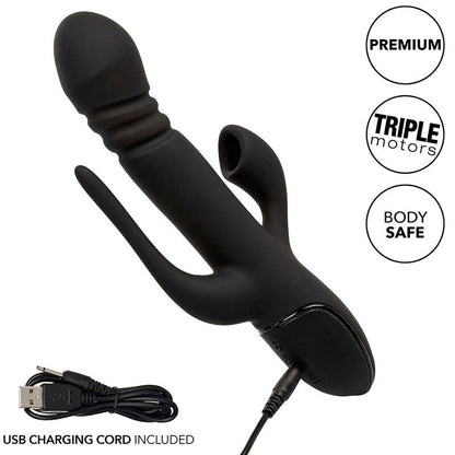 CALEXOTICS - VIBRATOR TRIPLE EUPHORIA BLACK - Kink&Play