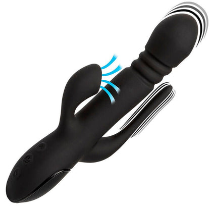 CALEXOTICS - VIBRATOR TRIPLE EUPHORIA BLACK - Kink&Play