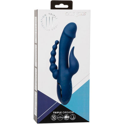 CALEXOTICS - VIBRATOR TRIPLE ORGASM BLUE - Kink&Play