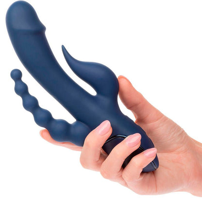 CALEXOTICS - VIBRATOR TRIPLE ORGASM BLUE - Kink&Play