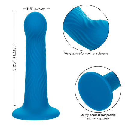 CALEXOTICS - WAVE RIDER RIPPLE ANAL PLUG BLUE - Kink&Play