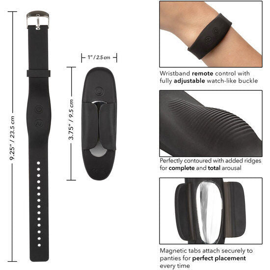 CALEXOTICS - WRISTBAND REMOTE PANTY TEASER - Kink&Play