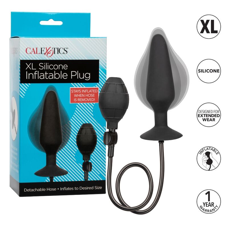 CALEXOTICS - XL SILICONE INFLATABLE PLUG - Kink&Play