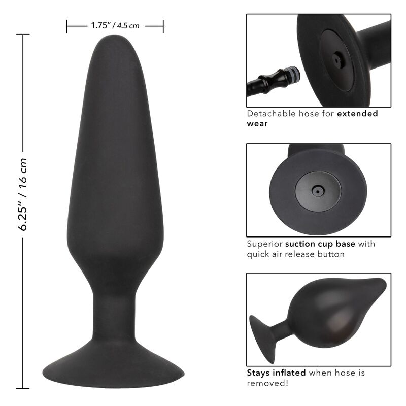 CALEXOTICS - XL SILICONE INFLATABLE PLUG - Kink&Play