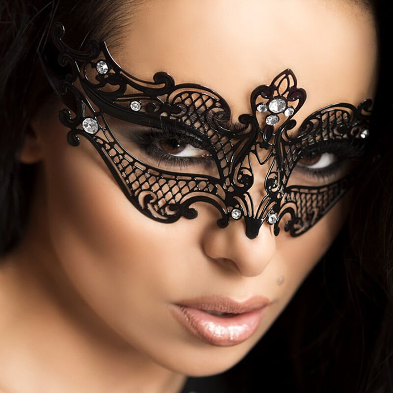 CHILIROSE - CR 3755 BLACK MASK - Kink&Play