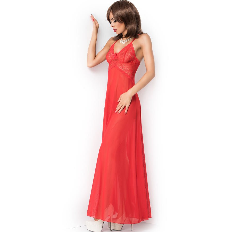 CHILIROSE - CR 3883 BABYDOLL LONG RED S/M - Kink&Play
